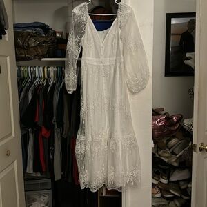 Brand new white dress